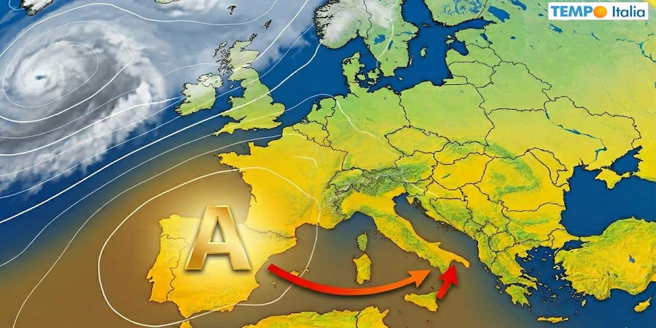 S'intravede l'anticiclone in prospettiva