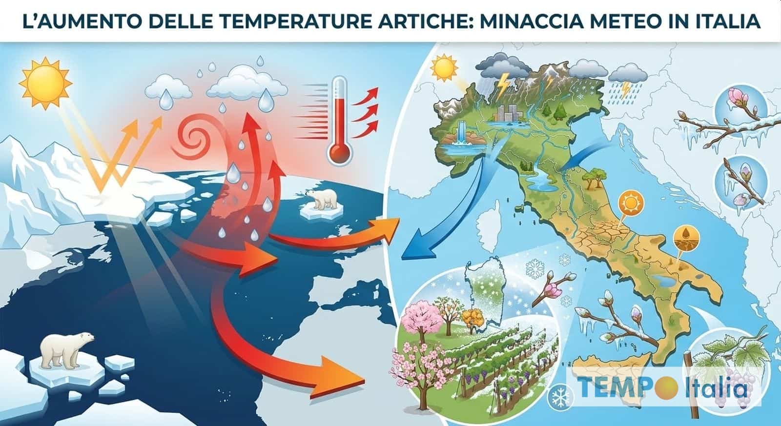 Meteo, SOS Artico: l’aumento delle temperature scatena eventi estremi in Italia