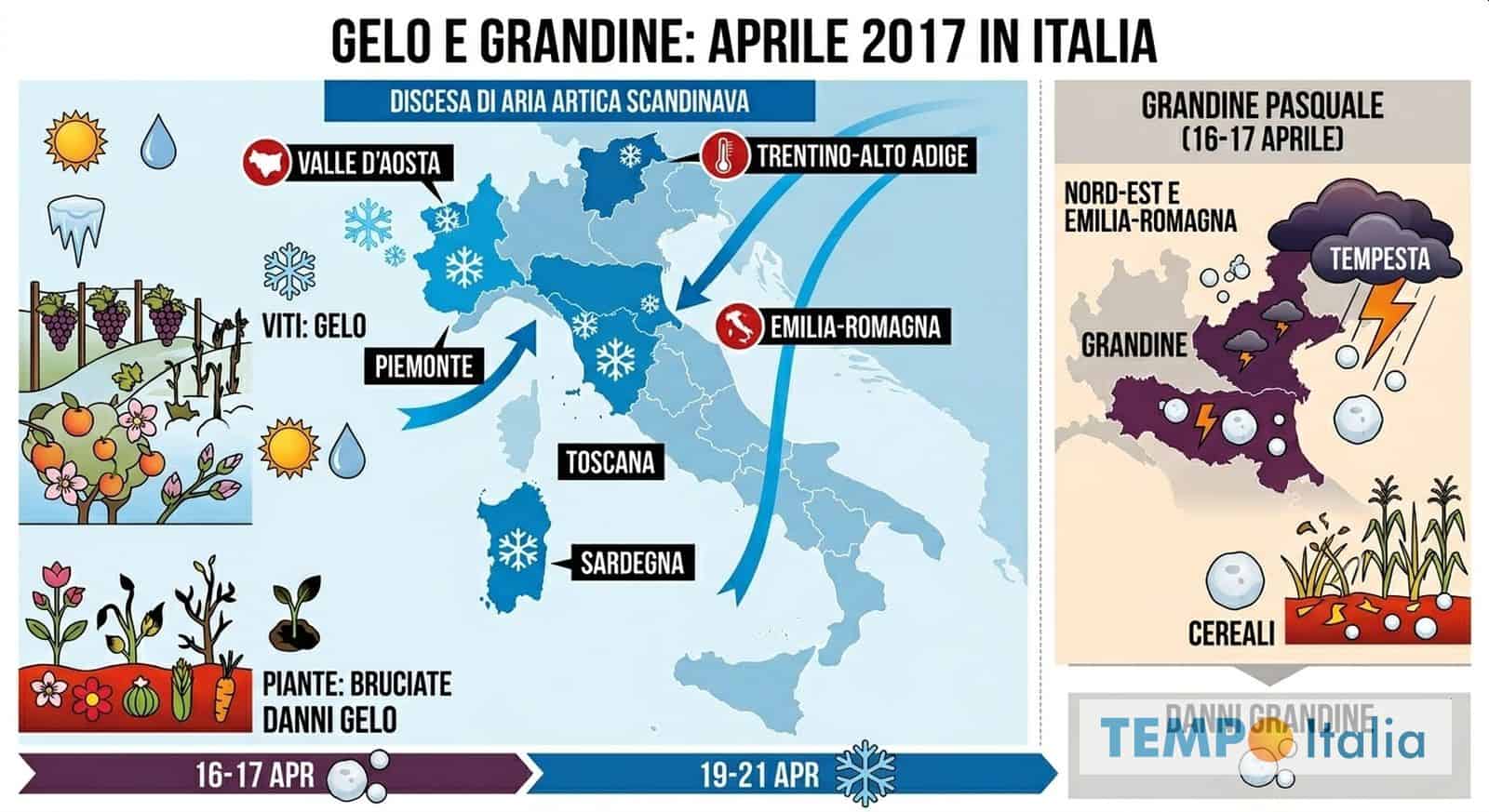 Aprile: gelo e neve che dilagano ovunque, il caso che fa scuola