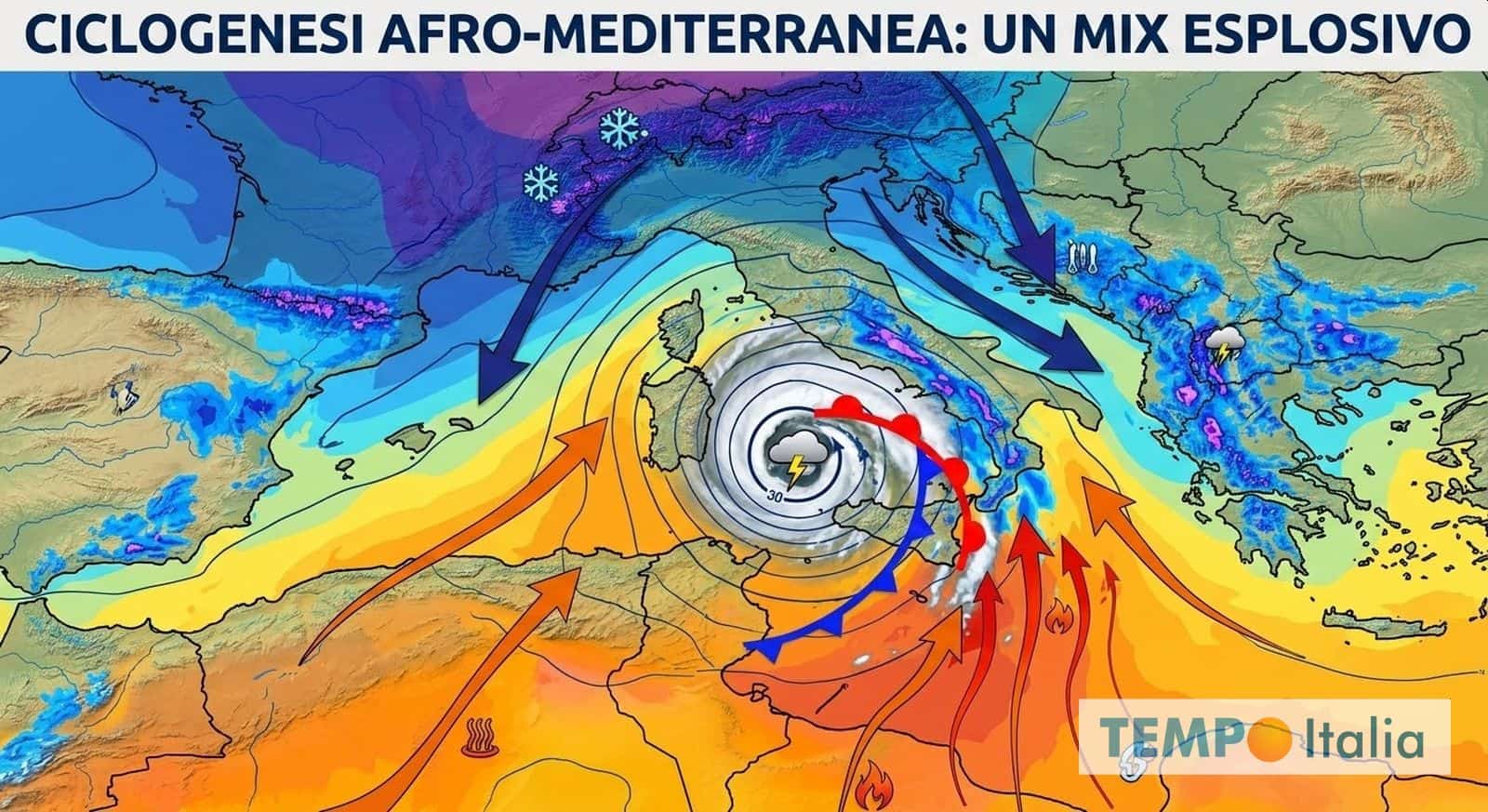 Super Cicloni Mediterranei: Vortice Polare e mare caldo creano il mix perfetto
