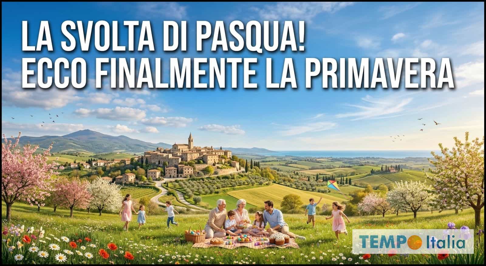 Pasqua col sole? L’anticiclone abbraccia l’Italia, ecco quando arriva la svolta primaverile