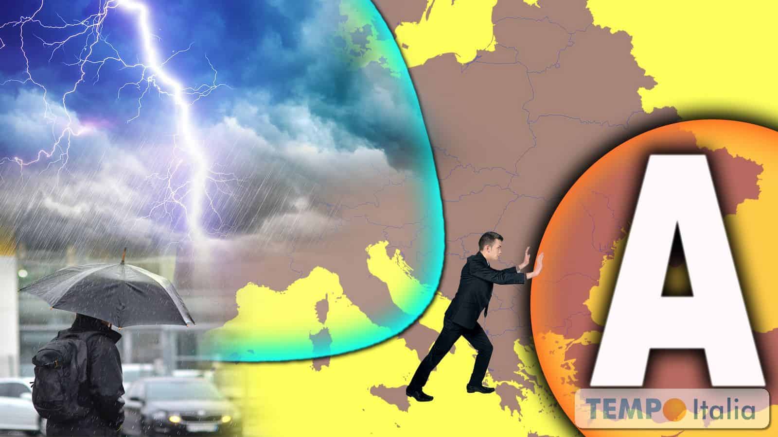 Weekend, tutto confermato! l’anticiclone cede il passo ai temporali