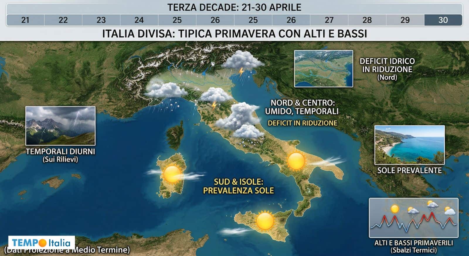 Aprile non ha finito le sorprese: ecco come cambierà tutto dopo il maltempo