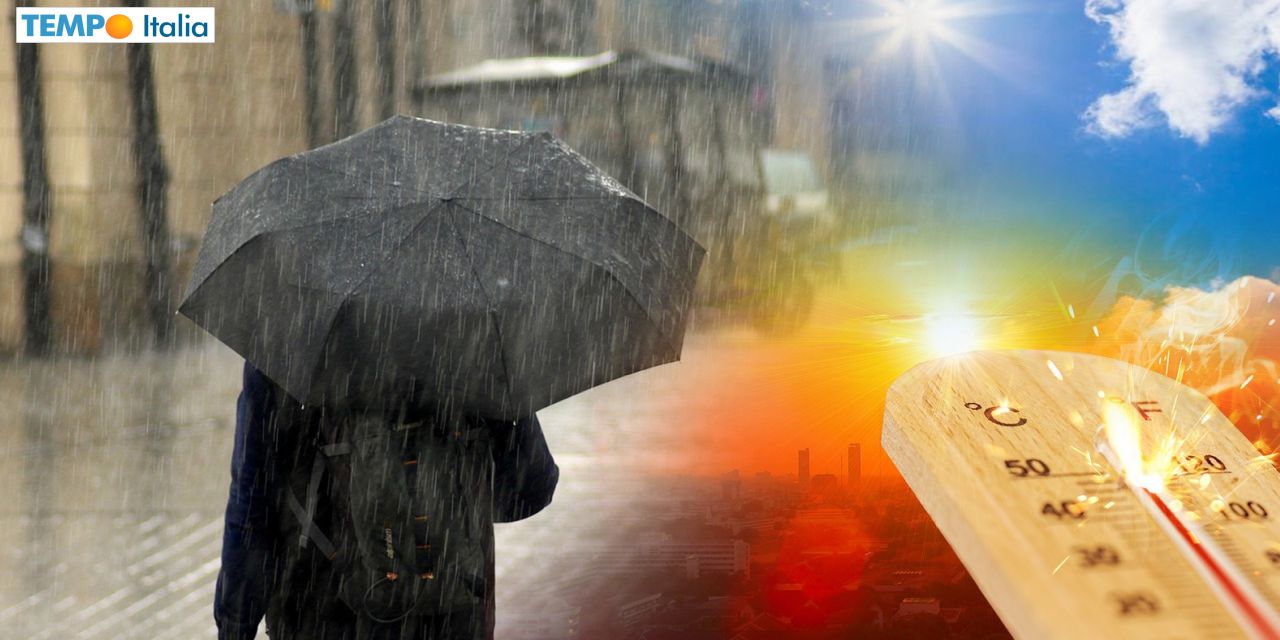 Italia tra forti temporali e caldo