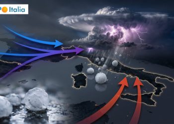 Fine mese: caldo sì, ma con rischio grandine di grosse dimensioni