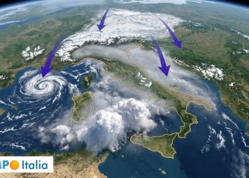 Nuova irruzione fredda sull'Italia: le Alpi si imbiancano e il maltempo si fa sentire