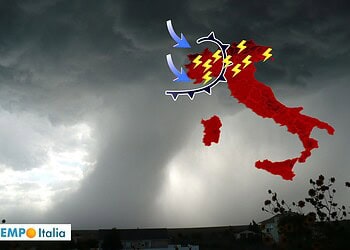 4 giugno raffica di forti temporali