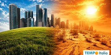 Aumento temperatura globale.