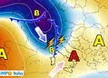 Evoluzione meteo 2 e 3 giugno 2026. Credit ECMWF.