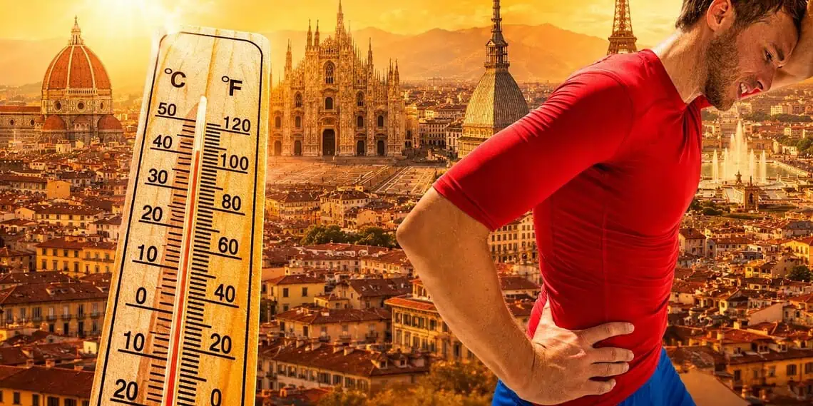Onda di calore francese verso Italia