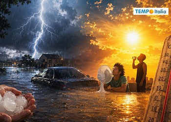 Refrigerio poi torna il caldo estremo