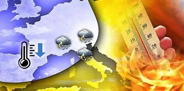 Dal caldo al refrigerio, ma è ipotesi da confermare