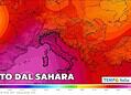 La fiammata di calore inizio della settimana prossima.