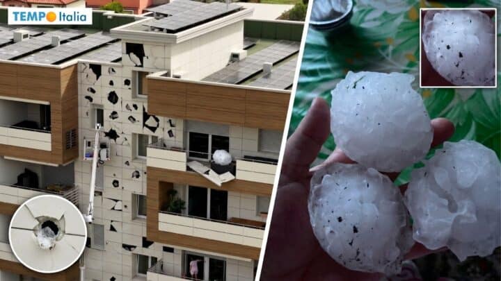 Grandine da 10 centimetri in Pianura Padana: ogni temporali un disastro