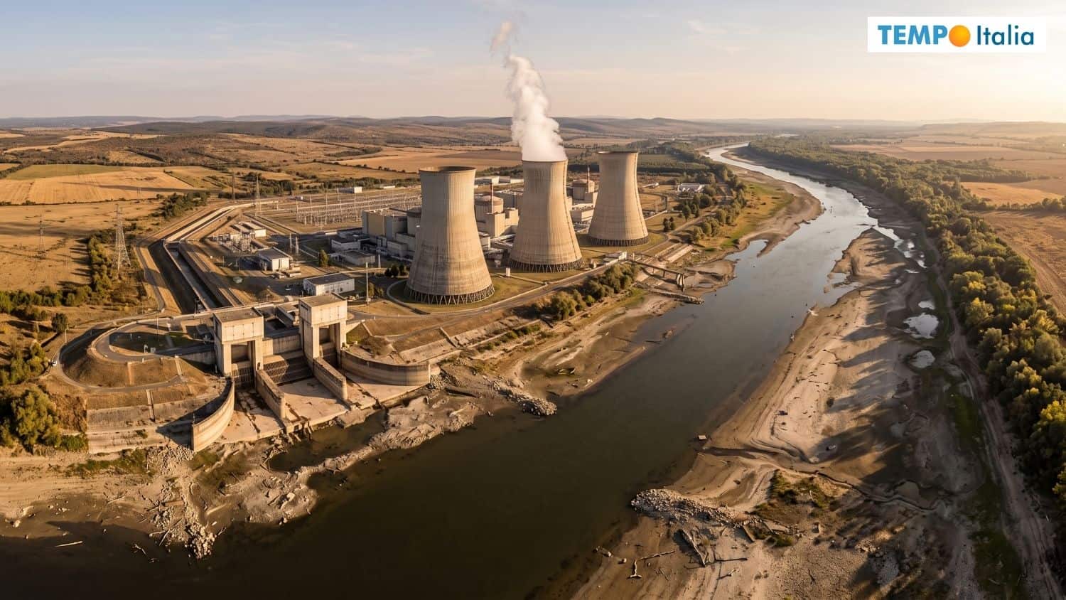 Il Danubio si ritira, crollo di produzione energia elettrica