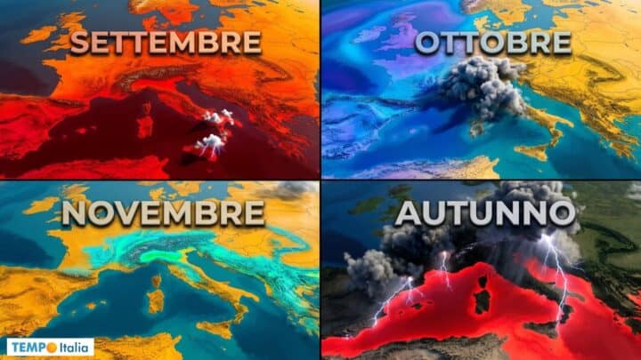 Meteo: come saranno Settembre, Ottobre e Novembre in Italia