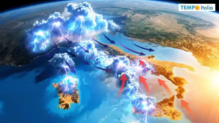 Temporali sino al 26 Agosto, ma al Centro Sud, ondata nuovo Caldo 10 Temporali sino al 26 Agosto, ma al Centro Sud, ondata nuovo Caldo