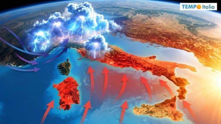 Caldo estremo e afa. Temporali al Nord. Ecco come finisce l’Estate 2026