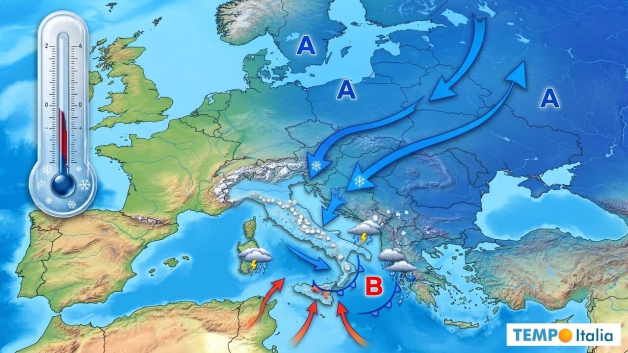 Freddo in arrivo a inizio Novembre primo assaggio dinverno sullItalia