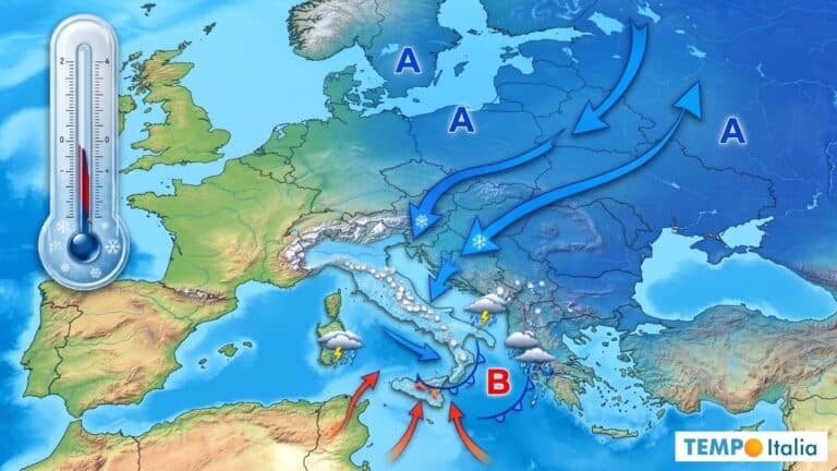 Freddo in arrivo a inizio Novembre primo assaggio dinverno sullItalia