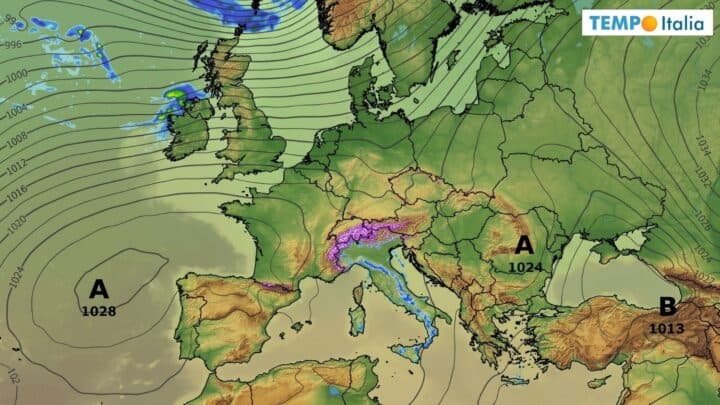 Il meteo nei prossimi giorni ghg