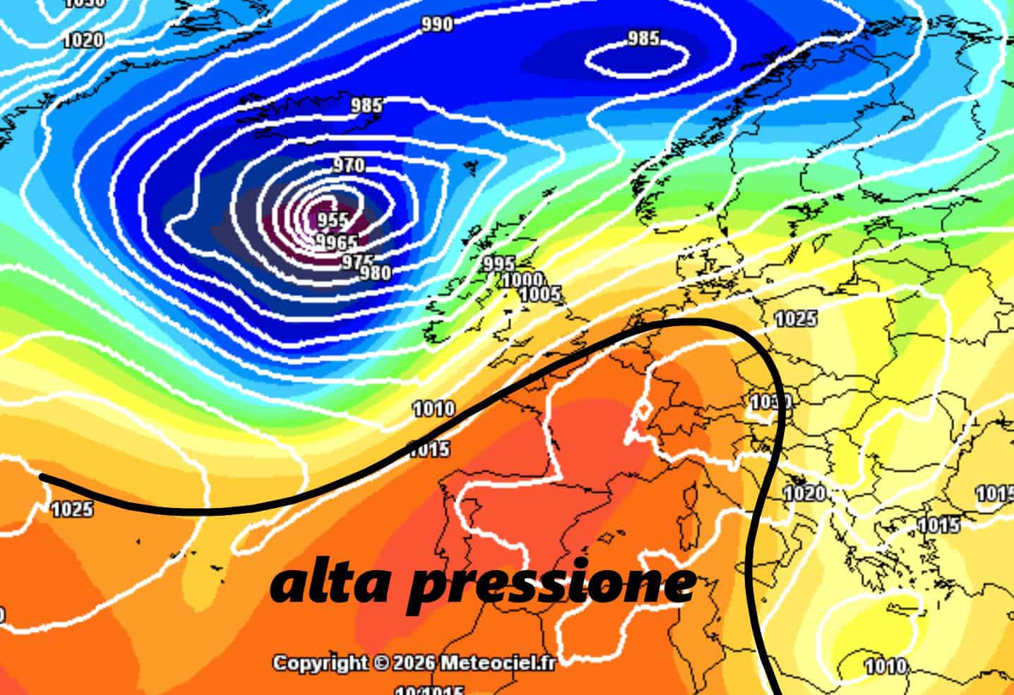 Ritorno dell'Alta Pressione da Mercoledì 28 sull'Italia: stop piogge e clima mite 4 altapre1