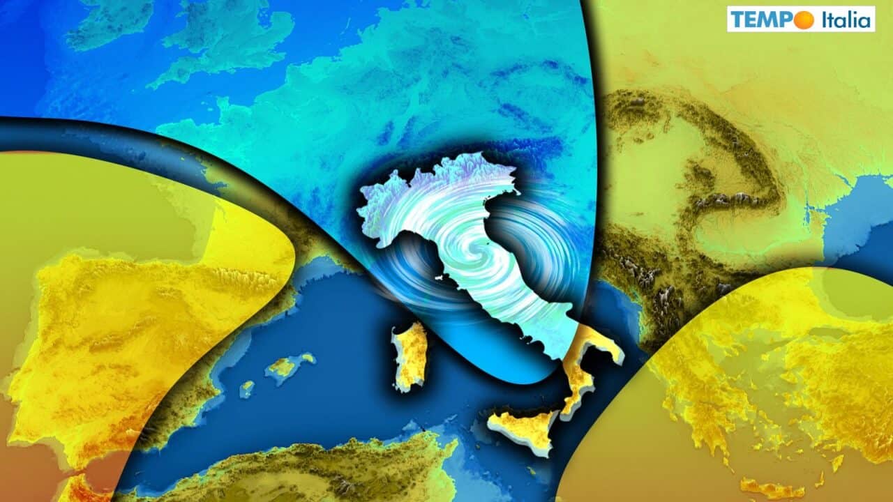 Settimana che vedrà non solo il ritorno della pioggia, ma anche un calo termico