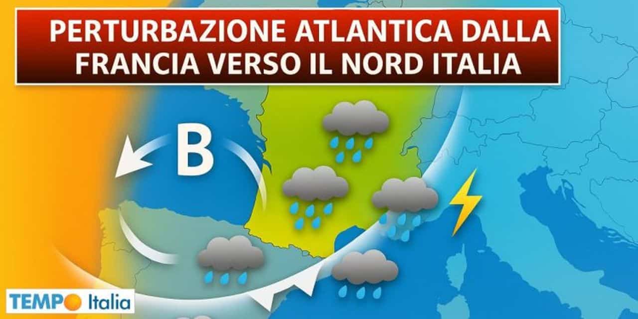 Torna la pioggia nel corso del weekend